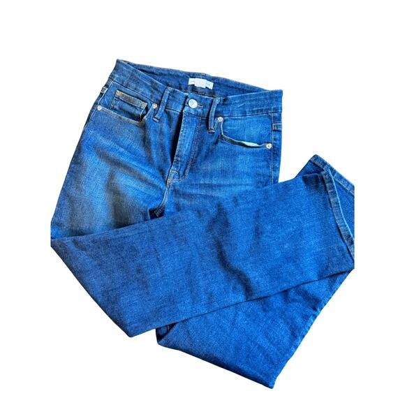 Good American Stretch PETITE STRAIGHT JEANS Size 2/26 - Picture 1 of 6